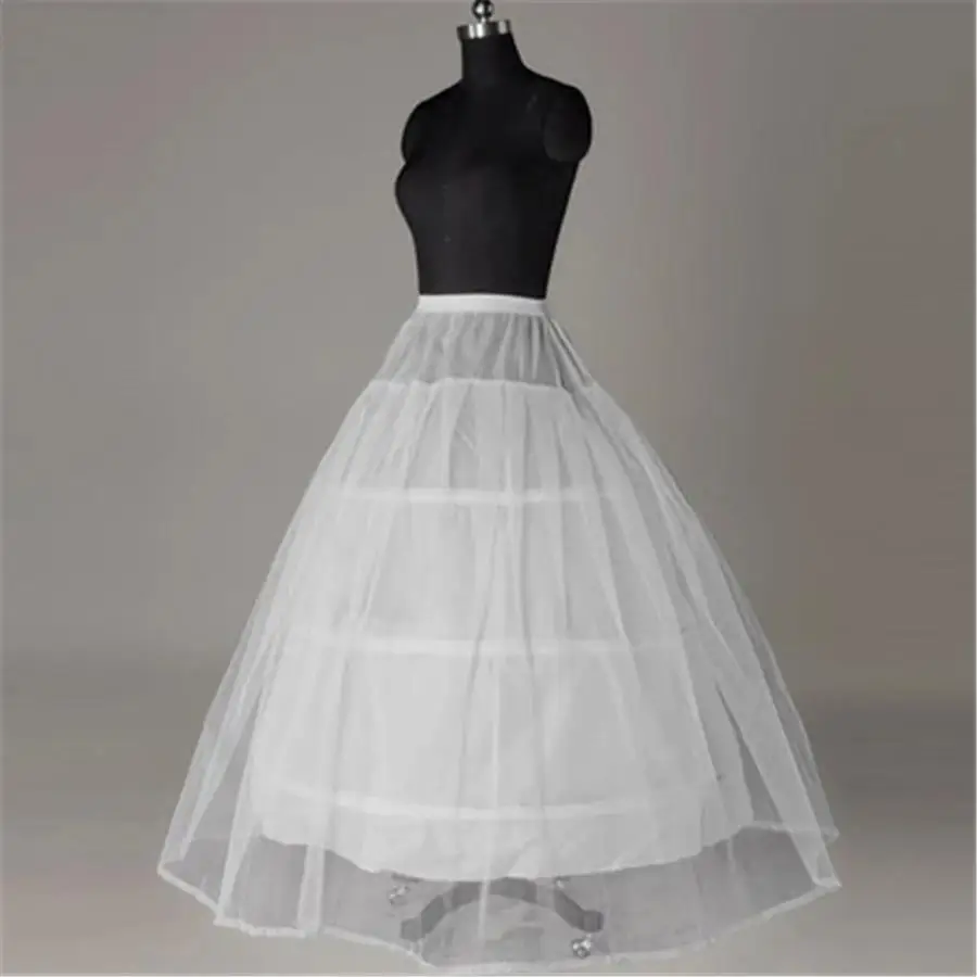 Свадебное платье с эластичной резинкой на талии в 2 слоя и 3 обруча, Нижняя юбка с завязками, Свадебное платье с Кринолином