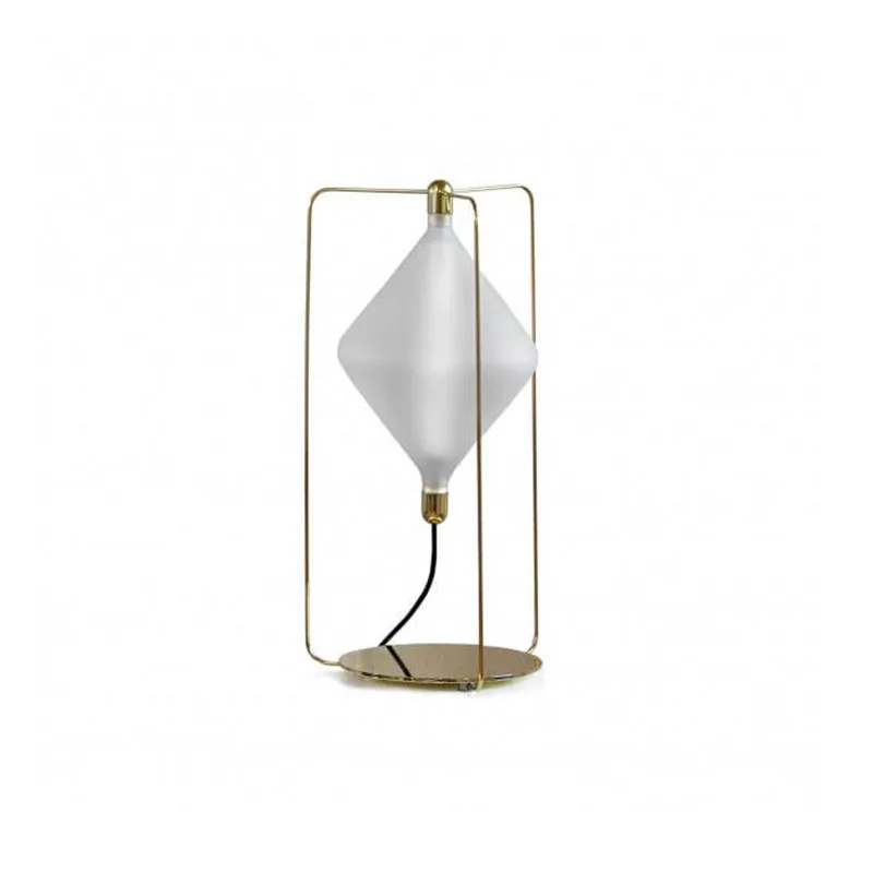 Современный простой дизайнер, креативный дизайн из металла и стекла, настольная лампа для гостиной и прикроватного выставочного зала