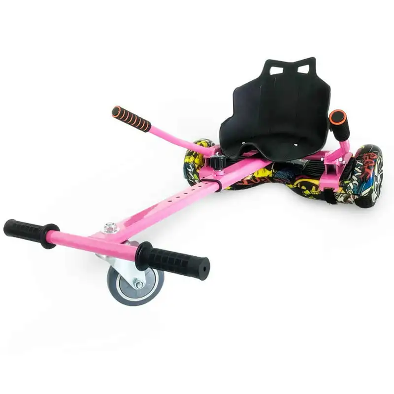 Регулируемое крепление сиденья для картинга Go Kart для 6,5-дюймовой багги на колесиках - розовый